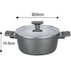 Zestaw garnków KLAUSBERG KB-7832 (12 elementów) Pojemność [l] rondel 1.2 l