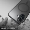 Etui ETTERI Matt Mag do Apple iPhone 16 Plus Czarny (matowy) Etui z powerbankiem Nie