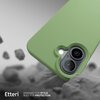 Etui ETTERI Silicone do Apple iPhone 16 Jasnozielony Etui z powerbankiem Nie