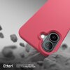 Etui ETTERI Silicone do Apple iPhone 16 Malinowy Etui z powerbankiem Nie