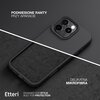 Etui ETTERI Silicone do Apple iPhone 16 Pro Czarny Seria telefonu iPhone