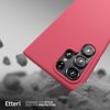 Etui ETTERI Silicone do Samsung Galaxy S24 Ultra Malinowy Etui z powerbankiem Nie