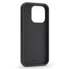 Czarne etui silikonowe z okrągłym wzorem na wewnętrznej stronie, przeznaczone do telefonu Apple iPhone 16 Pro. Na dole wewnętrznej strony widoczny jest napis "Etteri".