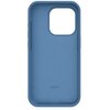Ciemnoniebieskie etui silikonowe z dużym wycięciem na aparat, przeznaczone do telefonu Apple iPhone 16 Pro Max. Na dole etui widnieje napis "Etteri".