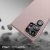Etui ETTERI Silicone do Samsung Galaxy S24 Ultra Jasnoróżowy Etui z powerbankiem Nie