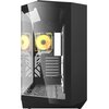 Obudowa DARKFLASH DY470 Czarny + 4 wentylatory Standard płyty głównej microATX