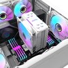 Chłodzenie CPU DARKFLASH Z4 Pro Mist Biały Kompatybilność z procesorami Intel 1156