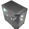 Obudowa DARKFLASH DQX90 Czarny Materiał Stal