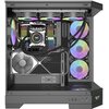 Obudowa DARKFLASH DQX90 Czarny Złącza USB 3.0 Type-C x 1, USB 3.0 x 2, Wejście mikrofonowe x 1, Wyjście słuchawkowe/głośnikowe x 1