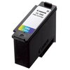 Na zdjęciu widoczny jest czarny tusz do drukarki z etykietą "Canon CL-586 FINE Cartridge" oraz kolorowym oznaczeniem "586 Color". Na boku kasety znajduje się wytłoczone logo "Canon".