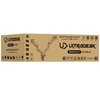 Pudełko produktu "Uchwyt do monitora ULTRADESK Branch Double 17-32 cali Czarny" z widocznym logo ULTRADESK oraz ilustracją uchwytu na monitor. Na opakowaniu znajdują się informacje o kompatybilności z monitorami 17-32 cali oraz różne ikony przedstawiające