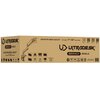 Pudełko produktu "Uchwyt do monitora ULTRADESK Branch Single 17-32 cali Czarny" z widocznym logo ULTRADESK oraz napisami "MONITOR DESK MOUNT" i "FITS MOST 17"-32" MONITORS". Na opakowaniu znajdują się również ikony przedstawiające cechy produktu, takie ja