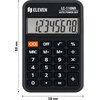 Kalkulator ELEVEN LC-110NR Zasilanie bateryjne, 3 pamięci Pamięć 3 pamięci