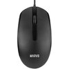 Mysz MARVO MS003 Czarny Mysz pionowa Nie