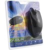 Opakowanie przedstawia mysz komputerową z napisem "Titanum" oraz hasłami: "Professional Gaming Design", "Green Sensor 2000 DPI". Na dole widnieje nazwa "Goblin" oraz informacje: "Wired 6D Gaming Optical Mouse", "PC Mac".