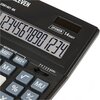 Kalkulator ELEVEN CDB1401-BK Zasilanie bateryjno-słoneczne, 4 pamięci Funkcje matematyczne Procenty