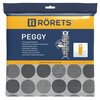 Pokrowiec na deskę RORETS Peggy Dots Grey (120 x 40 cm) Materiał wykonania Tkanina metalizowana
