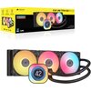 Chłodzenie wodne CORSAIR iCUE Link Titan 360 RX LCD RGB Czarny Kompatybilność z procesorami AMD AM4