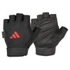 Rękawice treningowe ADIDAS Essential Adjustable (rozmiar L) Czarno-czerwony