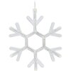 Dekoracja świetlna na okno CHRISTMAS DECORATION Płatek śniegu 9 LED