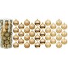 Bombki CHRISTMAS DECORATION Set 6 cm Złoty (35 sztuk)
