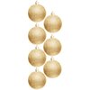 Bombki CHRISTMAS DECORATION Set 6 cm Złoty (35 sztuk) Rodzaj Bombka
