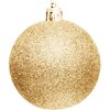 Bombki CHRISTMAS DECORATION Set 6 cm Złoty (35 sztuk) Materiał wykonania Tworzywo sztuczne