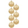 Bombki CHRISTMAS DECORATION Set 6 cm Złoty (35 sztuk) Wyposażenie 35 x bombka dekoracyjna