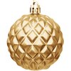 Bombki CHRISTMAS DECORATION Set 6 cm Złoty (35 sztuk) Głębokość [cm] 6