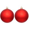 Bombki CHRISTMAS DECORATION Set 6 cm Czerwony (12 sztuk) Wyposażenie Sznureczki do zawieszenia