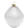 Bombka CHRISTMAS DECORATION Kropla 12 cm Antracytowy (2 sztuki) Wyposażenie 2 x bombka dekoracyjna