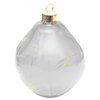 Bombka CHRISTMAS DECORATION Kropla 12 cm Antracytowy (2 sztuki) Wyposażenie 2 x zawieszka dekoracyjna