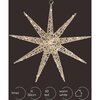 Gwiazda CHRISTMAS DECORATION 50 cm 50 LED Złoty Załączona dokumentacja Instrukcja obsługi w języku polskim