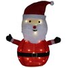 Mikołaj CHRISTMAS DECORATION 68 cm LED Czerwono-biały