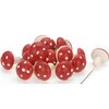 Figurka dekoracyjna CHRISTMAS DECORATION Grzybki muchomorki na druciku 9 szt. Wysokość [cm] 12