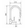 Zlewozmywak PYRAMIS Keros 1B1D 070247001BE + bateria + rollmata Czarny Typ Wpuszczany