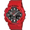 Zegarek sportowy CASIO G-Shock Original GA-100B-4AER Czerwony