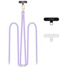 Smycz do telefonu TECH-PROTECT C7S Rope Crossbody Strap Fioletowo-złoty