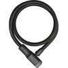 Zapięcie rowerowe ABUS Racer 6412K/85 Linka Czarny