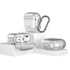 Etui na słuchawki TECH-PROTECT FlexAir do Apple Airpods 4 Szary Wodoodporność Nie