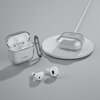 Etui na słuchawki TECH-PROTECT FlexAir do Apple Airpods 4 Szary Materiał TPU
