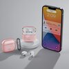 Etui na słuchawki TECH-PROTECT FlexAir do Apple Airpods 4 Różowy Karabińczyk Tak