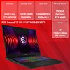 Laptop MSI Sword 17 HX B14VGKG-249XPL 17" IPS 165Hz i7-14650HX 16GB RAM 1TB SSD GeForce RTX4060 DLSS 3, Funkcje AI Częstotliwość pamięci RAM [MHz] 5600