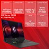 Laptop MSI Vector 16 HX A13VHG-492PL 16" IPS 240Hz i9-13980HX 16GB RAM 1TB SSD GeForce RTX4080 DLSS 3 Windows 11 Home + Karta zniżkowa G2A (2szt.) Rodzaj laptopa Laptop AI