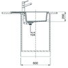 Zlewozmywak FRANKE Sirius S2D 611-78 XL 143.0618.580 Biały Szerokość [cm] 78