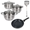 Zestaw garnków ZWIEGER Virtu (6 elementów) + Patelnia ZWIEGER Virtu 20 cm + Łopatka ZWIEGER Visionary