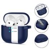 Etui na słuchawki TECH-PROTECT Silicone Hook do Apple Airpods 4 Granatowy Wodoodporność Nie