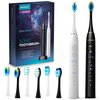 Szczoteczka soniczna BERDSEN Galaxy Duo (2 sztuki) Czarny i Biały