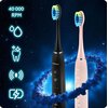 Szczoteczka soniczna BERDSEN Galaxy Duo (2 sztuki) Czarny + Różowy Tryb pracy Intensywny