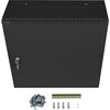 Szafa Rack LANBERG 19" 6U WAF1-5203-06-00B 540 x 200 mm Wisząca Czarny Konstrukcja Zamknięta